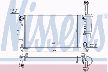 фото thumb №16, Радиаторов двигателя nissens 617852 51779915