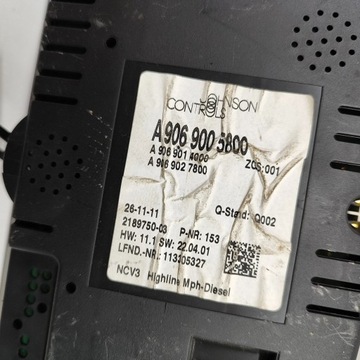 фото thumb №6, Mercedes-benz sprinter w906 2012 комп'ютер / блок керування ecu i комплект ключів