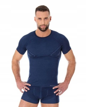 МУЖСКАЯ ФУТБОЛКА BRUBECK XL ИЗ ШЕРСТИ ТЕРМОАКТИВНАЯ