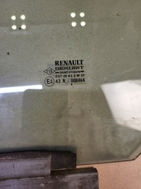 фото thumb №3, Стекло с дверь левая перед renault kangoo i оригинальный номер