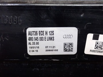 фото thumb №6, Лампа левая задняя левый зад led matrix audi q7 sq7 4m 2015-2019r 4m0945093e