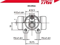 Trw цилиндрик ham. citroen berlingo/xsara picasso Цена, фото thumb