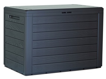 Садовый ящик Woodebox 190л антрацит