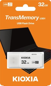 Флэш-накопитель KIOXIA 32 ГБ USB 3.0 Hayabusa U301 БЕЛЫЙ