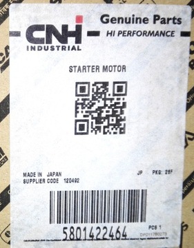 фото thumb №6, Стартер iveco оригинальный номер 5801422464