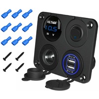 фото thumb №1, 12v 4 w 1 панель переключателя коромысло с зарядное устройство с