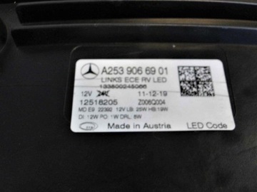 фото thumb №12, Mercedes glc 253 рестайлінг лампа ліва led high perform