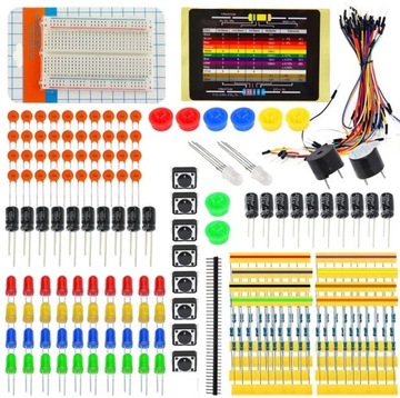 Набор электронных компонентов для Arduino, Raspberry Pi.