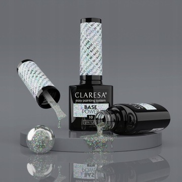 CLARESA BASE POWER БЕСКИСЛОТНАЯ ГИБРИДНАЯ БАЗА С ЧАСТИЦАМИ 10 5 мл