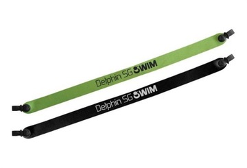 D - Плавающий ремешок для очков Delphin SWIM, черный