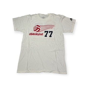 Koszulka męska biała ADIDAS VOLLEYBALL USA M 77