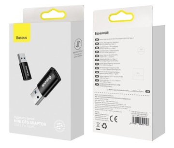АДАПТЕР BASEUS OTG АДАПТЕР USB 3.1 USB-C на USB-A ПЕРЕДАЧА 10 Гбит/с