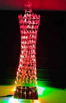 MEGA LED Tower EFFECT Светло-красный НАБОР «Сделай сам»