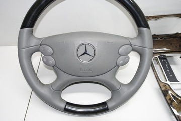 фото thumb №8, Mercedes r230 sl декоры панель рамка дерево руль
