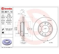 фото thumb №1, Brembo диск тормозная 300x30 v hyundai h-1