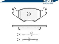 фото thumb №3, Meyle комплект тормозных колодок тормозных 867698151 pad855