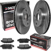 фото thumb №1, Тормозные диски i тормозные колодки daco toyota yaris 99- перед