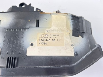 фото thumb №9, Спідометр  манометр mercedes w124 e200 200e e220 220e m111 1244409511 srs abs