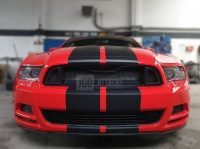 Решётка радиатора решётка радиатора бампера rtr led mustang 2013-2014 Оригинал, фото thumb