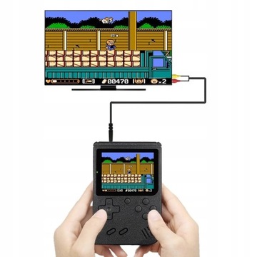 МИНИ-ПОРТАТИВНАЯ ИГРОВАЯ КОНСОЛЬ РЕТРО ТЕЛЕВИЗОР 400 ИГРОВОЙ ПАНЕЛЬ