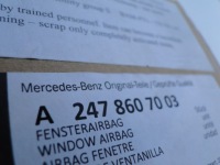 Mercedes шторка безпеки повітряна правий подушка безпеки a2478607003 gla 247 h247 америка рестайлінг Недорого, фото thumb