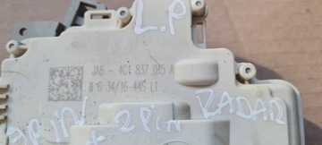 фото thumb №10, S6 c7 4g a6 рестайлинг замок дверь левый перед 4g1837015a pod радар 9pin+2