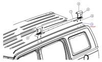 фото thumb №3, Молдинг крыша jeep compass mopar оригинальный номер 05116250ae
