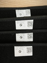 Оригинальные коврики велюровые bmw x6 g06 lci 7951486 12km комплект Доставка, фото thumb