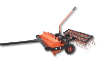 Walec Traktorka Aerator Wertykulator + Brona 150cm