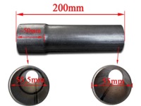 Купить Соединитель труба prostka 55mm dl200 1x roztłoczone, фото thumb