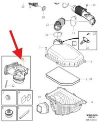 фото thumb №13, Дроссельная заслонка volvo 31293736