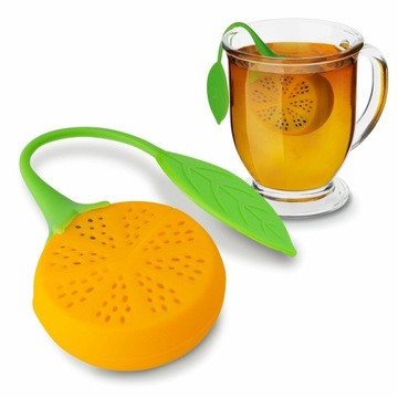 Силиконовый TEA INFUNER для кружки, АПЕЛЬСИН