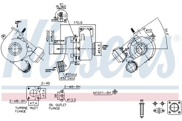 фото thumb №12, Турбонагнетатель alfa romeo fiat 147 937_ 1.9 jtd/jtdm, 156 932_ 1.9 nis