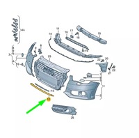 фото thumb №8, Audi a1 mk1 передня частина бампер спойлер 8x0807061a1rr