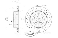 фото thumb №1, Brembo тормозные диски тормозные перфорированные subaru impreza