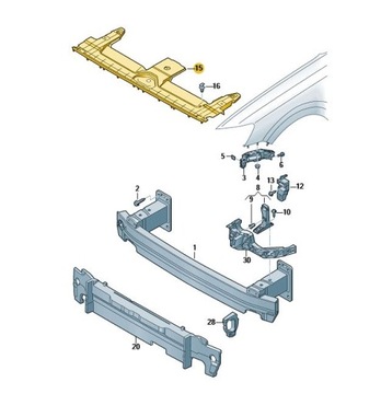 фото thumb №1, Накладка ременя передньої захист перед audi q8 rsq8