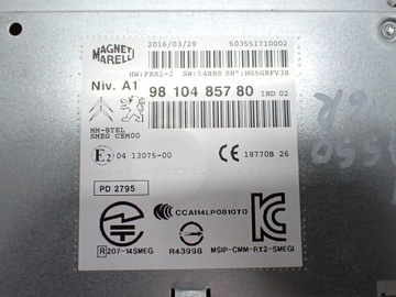 фото thumb №13, Радіо навігація навігація дисплей європа citroen c4 picasso ii 16r