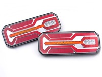 фото thumb №9, Лампа задняя led комбинированная плавающий поворотник комплект прицеп полуприцеп tir