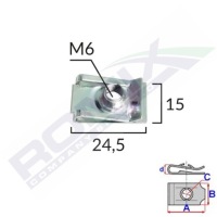 фото thumb №2, Пластина монтаж защита колеса 10szt citroen c1 c2 c3