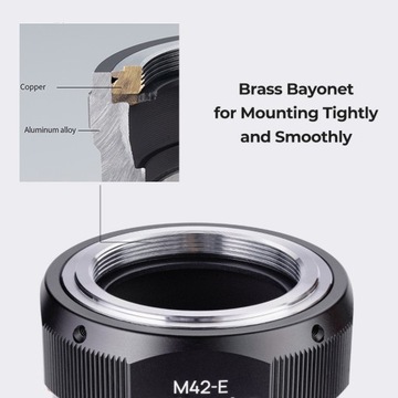 Адаптер M42 SONY NEX E Mount K&F PRO