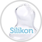 Соска Canpol силиконовая для бутылочки 0м+ 2 шт.