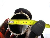 фото thumb №10, Mercedes w251 наконечник выхлоп глушитель хром левая 70/120mm