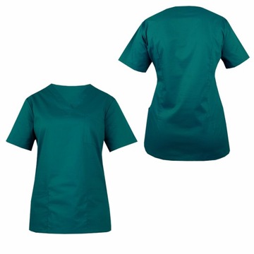 Bluza medyczna ELASTYCZ damska kolor morski r. M
