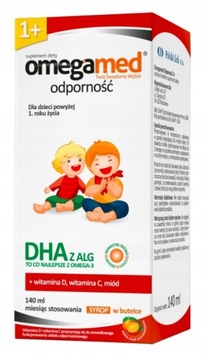 OMEGAMED ODPORNOŚĆ 1+ SYROP 140 ML