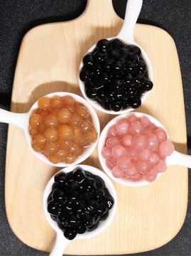 Bubble Tea лопающиеся фруктовые шарики молекулярная икра боба | Персик