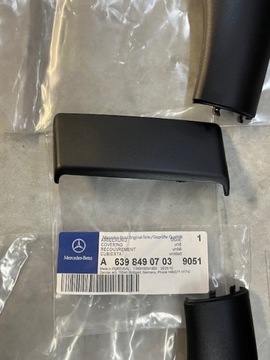 фото thumb №8, Набір заглушок, захист рейлінг даховий mercedes vito a 639 849