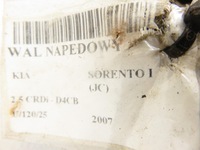 фото thumb №9, Wał приводной kia sorento i jc 2.5 crdi 170 - d4cb 491003e320