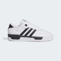 Adidas Originals соперничество с низким белым черным