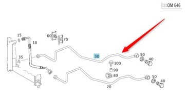 фото thumb №1, Шланг масляний asb mercedes w203 праві