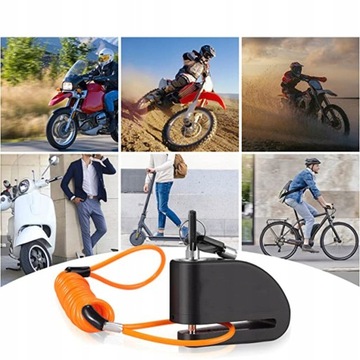 Motocykl Alarm dźwiękowy blokada Motocyklowa